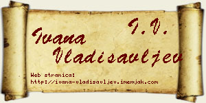 Ivana Vladisavljev vizit kartica